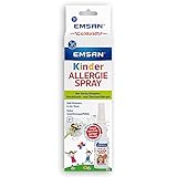Emsan® Kinderallergiespray | Filmbildendes Nasenspray | Spray für die Nase | Bei Heuschnupfen, Hausstauballergie und Tierhaarallergie | 15 ml