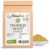 Ingwer Shot Gewürzmischung 250g | natürlich scharf | Ingwer Shot schnell und einfach selbstgemacht | Ginger-Shot vegan | für deinen Ingwerkick in Spitzenqualität | vom Achterhof