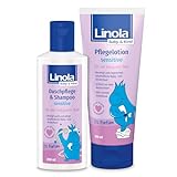 Linola Baby & Kind - Duschpflege & Shampoo sensitive und Pflegelotion sensitive - 2 x 200 ml - für sensible Baby- und Kinderhaut