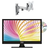 Antarion LED-TV-Set, 16 Zoll, 40 cm, HD TNT + TV-Halterung, Camping, Auto, 180 °, max. Belastung 15 kg