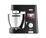 Kenwood Cooking Chef XL KCL95.424BK, Küchenmaschine mit K-Schneebesen, Standmixer mit Knethaken, Schneebesen, LCD-Display, EasyWeigh Waage, 6,7L Edelstahlschüssel, Mixer, 1500W, Schwarz