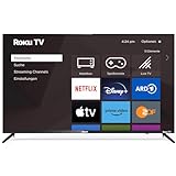 RCA Smart TV 55 Zoll Fernseher Roku TV(139cm) UHD 4K HDR10 HLG Dolby Audio Triple Tuner HDMI USB WiFi Apple TV+ Netflix YouTube usw (2024)