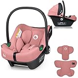 LIONELO ASTRID i-Size Baby Autositz 40-87 cm, Babyschale Gruppe 0+, Rückwärtsgerichtete Montage, 3-Punkt-Sicherheitsgurt Seitenschutz, Sitzeinlage Dri-Seat