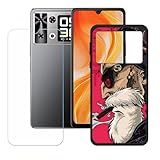 BMPNLSZ Hülle für Cubot P90 (6,88') + HD Panzerglas, Sanft Handyhülle Silikon Schutzhülle Cover TPU Case Handy Tasche Handytasche - Panzerglasfolie Schutzfolie - LH49