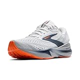 BROOKS Herren Adrenaline GTS 24 Sneaker, White/Peatcoat/Alloy, 43 EU