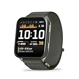 Garmin® Venu® X1, dünne und leichte GPS-Smartwatch, AMOLED-Display, fortschrittliche Gesundheits- und Fitnessfunktionen, Moos mit Titan-Gehäuseboden und Moos-ComfortFit-Nylonband