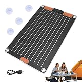 Solar Power Bank - Outdoor Ladegerät, Wasserdichter Akkupack | Multi-Gerät Energiestation, Hohe Kapazität Panel Netzteil mit USB Ports zum Aufladen von Handys, Handfunkgeräten, LED Taschenlampen