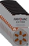 Rayovac Extra 312 batterijen voor de hoorapparaten PR41, 312AE, A312, DA312, P312 en PR312H, 60 stuks