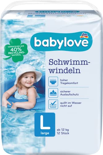 babylove Schwimm-Windeln Größe L, ab 12 kg, 1 x 10 St