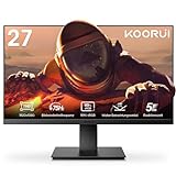 KOORUI Monitor 27 Zoll, IPS, 75 Hz, Full HD Rahmenlos Bildschirm(5ms, Eye-Care, 1920 x 1080, HDMI, VGA, VESA 75x75)