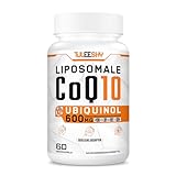 Liposomales CoQ10 Ubiquinol 600 mg Per serving, Hochwirksame und überlegene Aufnahme Aktive Form von Coenzym Q10, Fortschrittliche Unterstützung für Herz und Energie, 60 Mini-Softgels (Pack of 1)