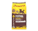JOSERA Festival (1 x 12,5 kg) | Hundefutter mit leckerem Soßenmantel | Super Premium Trockenfutter für ausgewachsene Hunde | 1er Pack