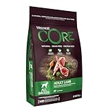 Wellness CORE Lamb, Lamm, 10 kg, Hundefutter trocken für ausgewachsene Hunde, ohne Zuckerzusatz, getreidefrei, mit hohem Fleischanteil, fördert eine gesunde Verdauung