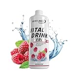 Best Body Nutrition Vital Drink ZEROP® - Himbeere, Original Getränkekonzentrat - Sirup - zuckerfrei, 1:80 ergibt 80 Liter Fertiggetränk, 1000 ml