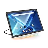 Whitedeer Tablet 10 Zoll Android 14 Octa-Core Tablet mit Ladedock Lautsprecher, 14GB RAM+64GB ROM, AI Cloud Album& 8 Typen von Weißem Rauschen, 1280x800 HD, 5MP+8MP Kamera, Wi-Fi 6&BT 5.3(Schwarz)