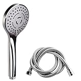 Duschkopf Duschkopf, Badezimmer, unter Druck stehende Handbrause, Paketzubehör, Duschdüse, große Wasserleistung, 5 Modelle, universelle Anpassung, Wasser sparen(Package1)