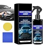 Davivian Nano Versiegelungsspray | Fahrzeug-Nanoversiegelung Erneuerung - 100ml Auto-Detailpflege Fahrzeugaufbereitungswerkzeug für Oberflächenerneuerung