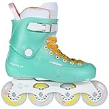 Powerslide Inline Skates Zoom Baby Blue 80, Unisex für Herren und Damen in Blau, 80mm/85A Rollen, ABEC 7 Kugellager, Art. nr.: 908403