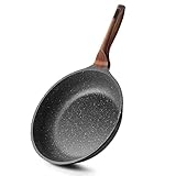 RIOVARM 28cm Induktion Bratpfanne, Antihaft Pfanne, Granit Beschichtung Omelettpfanne, Eierpfannen ohne PFOA, Brat- & Universalpfannen für alle Herdarten, Steinpfannen, Kochgeschirr