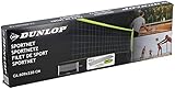 Dunlop Sport Netz 609 x 220 CM - Volleyballnetz - Tennis Netz - Badminton Netz - Komplettes Set mit Stangen, Netz, Bodenankern und Spannseilen - Vielseitig Einsetzbar - Grün/Schwarz