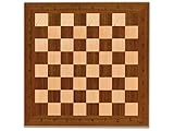 Cayro – Professionelles Schachbrett aus Holz – Weiß und Braun – Elegantes Design – Robust und langlebig, handgefertigt – Brettspiele