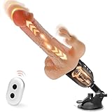 KELESTA Dildo Vibrator Sex Spielzeug für die Frau mit 10 Schub- und Vibrationsmodi, Dildos Vibratorensets für Frauen mit Saugnapf und Fernbedienung, Analplug Sexspielzeug für Paare Extrem Sex