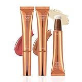 Multi Stick Set - Creamy Lightweight Makeup | Long-Lasting Liquid Blush | Buildable Contour And Highlighter, Natural Dewy Finish, Cruelty- Beauty Wands