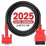 Autel Original OBD2 Haupttestkabel, 5.6 Fuß 1.7 M, 16-poliges OBDII Diagnosetestkabel, Funktioniert mit Kabelgebundener 808-Serie, Für MK808S MK808Z MX808S MK808 MX808 MP808S MP808 DS708 DS808 MS906