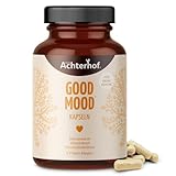 Good Mood Kapseln (60 Stück) | mit einer harmonischen Mischung aus Baldrian, Johanniskraut, Passionsblume und B-Vitaminen | 100% vegane Formulierung & Kapselhülle | vom Achterhof