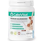 Trinknahrung hochkalorisch für Gewichtszunahme | Kohlenhydrate & Eiweiß als Kalorien Shake | Hochdosiert mit vielen Vitaminen | CaloVital - Premium Qualität aus Deutschland (Schoko 500g)