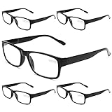 Gaoye 5 pack Lesebrillen Sehhilfe Augenoptik Brille Lesehilfe für Damen Herren von 1,50