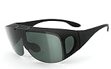 Skipper® | POLARISIERT | Überbrille für Brillenträger, Überbrille Sonnenbrille, Überziehbrille, Überzieh Sonnenbrille, Herren & Damen, UV400 Schutz [2197]