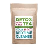 28 Days Bedtime Cleanse Tea : Detox Skinny Herb - Effektiver Detox-Tee, unterstützender Reinigungstee, 100% natürlich