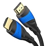 KabelDirekt – 4K HDMI-Kabel – 5 m – 4K@60Hz (Extra-Kupfer für bis zu 18 Gbit/s und Ultra HD/4K – kompatibel mit HDMI 2.0, High Speed mit Ethernet, Blu-ray/PS5/Xbox Series X/Switch, schwarz)