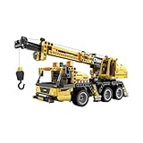 CaDA Technic – Kranwagen – Kran mit Bewegung, Gelb, 658 Teile – + 8 – (DEQUBE 927DE65005)