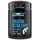 Creatine Ultra Caps - 420 Kapseln mit je 1250 mg reinem Creatin Monohydrat - Premium: Ultrafein + Mesh-Faktor von 200 - Hochdosiert - Laborgeprüft