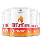 Nature's Finest by Nutrisslim OK!Fatburn: Glutenfrei Kohlenhydratblocker für Männer und Frauen, L-Carnitin, ID-AlG, L-Tyrosin und Vitamin C