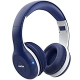 EarFun Bluetooth Kopfhörer Kinder, 85/94dB Lautstärkeregelung, HiFi Sound, HD-Mikrofon, 40 Std Akku, Faltbare, Einstellbar, Kopfhörer Kabellos Bluetooth Kinder für Schule/Reise, Blau