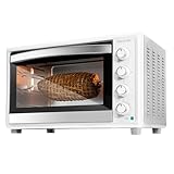 Cecotec Bake&Toast 4600 Gyro W Tischkonvektionsofen mit Drehspieß, 46 l, 2000 W, 12 Funktionen, Innenlicht, Doppelglastür und Krümelschale
