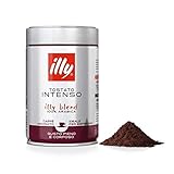 3x Illy gemahlener Kaffee Espresso Intensiv geröstet 100% Arabica gemahlen 250 Gramm Glas