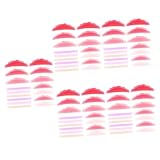 FRCOLOR 40 Paar Silikondichtung für Wimpern Wimpernwerkzeug Wimpern Beauty-Tool wimpernverlängerung pads wimpernverlängerung zubehör Wimpernhalter Wimpernzange Wimpern-Dauerwellenpads rot