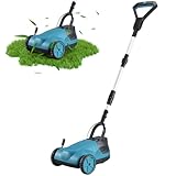 Akku-Rasenmäher für Makita 18V Batterie, 21 cm Schnittbreite, 3 Einstellbare Schnitthöhe,Brushless Akkumäher für Rasenflächen bis zu 50 m², Mulchfunktion (Ohne Akku)