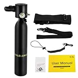 DAOHHFO Mini Tauchflasche 0.5L Tragbare Sauerstoffflasche Mit 5 Bis 10 Minuten Tauchen Sauerstofftank Taucher Set Tauchausrüstung Mini Scuba Diving Ausrüstung