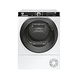 Hoover H-DRY 500 NDPEH9A3TCBEXMSS Wärmepumpentrockner / 9 kg / Smarte Bedienung mit WiFi + Bluetooth / AquaVision-Kondenswasserbehälter mit optischer Füllanzeige direkt im Bullauge / Symbolblende