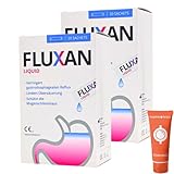 Fluxan Liquid 2x 20 Sachets I bei Sodbrennen und Reflux I Schutz der Magenschleimhaut I saurem Aufstoßen I Magenschmerzen I Übersäuerung I Verdauungsbeschwerden I Spar-Set plus Pharma Perle