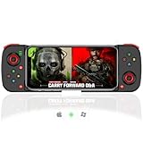 Megadream Wireless Game Controller für iPhone, MFi Bluetooth Mobile Gamepad Joystick für iOS/Android, für iPhone15/14/13 Pro/12/11/Samung Galaxy, OPPO, Oneplus, Huawei, Direct Play (Blcak)