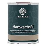 Lignocolor Hartwachsöl (1 L, Farblos matt) Allergikerfreundlich Holzöl Pflegeöl für den Innenbereich