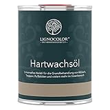 Lignocolor Hartwachsöl (1 L, Farblos matt) Allergikerfreundlich Holzöl Pflegeöl für den Innenbereich