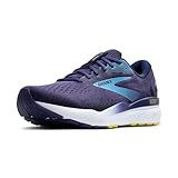 BROOKS Herren Ghost 16 Sneaker, Blue/Bonnie Blue/Yellow, 45 EU