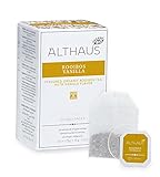 Althaus Tee ROOIBOS VANILLA 20 x 1,75g ⋅ BIO Rooibush / Rooibos / Rooibuschtee mit Vanillegeschmack im klassischen Teeaufgussbeutel ⋅ DELI PACK